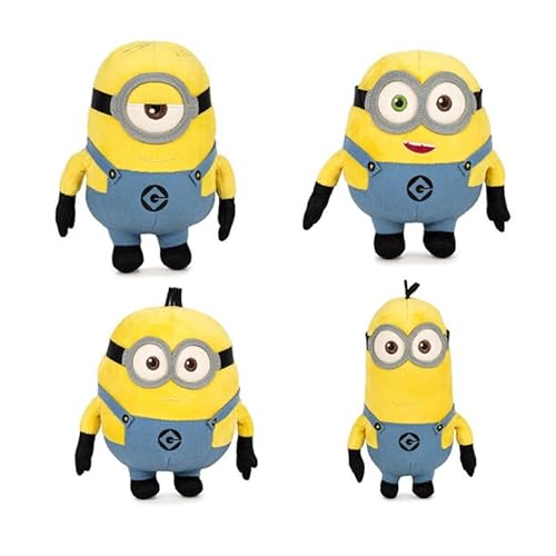 Play by Play Minions – Plüschfiguren & Kuscheltiere in 20 cm, 30 cm und 50 cm: Bob, Otto, Kevin, Stuart und Dave – Verschiedene Editionen und Größen zur Auswahl (zufälliges Modell Überraschung) von Play by Play