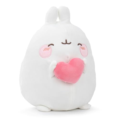 Play by Play Molang PIU PIU Plüschtier, 14 cm, 16 cm, 760024980 (Molang mit Herz) von Play by Play