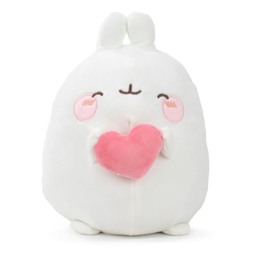 Play by Play Molang PIU PIU Plüschtier, 22 cm, 25 cm, 760024981 (Molang mit Herz) von Play by Play