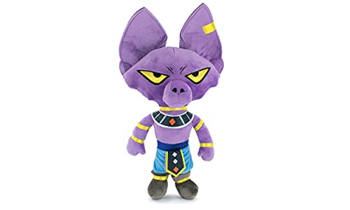 Play by Play Plüschfigur Dragon Ball Super, Goku, Klein, Vegeta, Beerus, Majin Bu - Super Soft Qualität (23-27cm, Beerus) von Play by Play