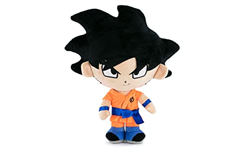 Play by Play Plüschfigur Dragon Ball Super, Goku, Klein, Vegeta, Beerus, Majin Bu - Super Soft Qualität (23-27cm, Goku Moreno) von Play by Play