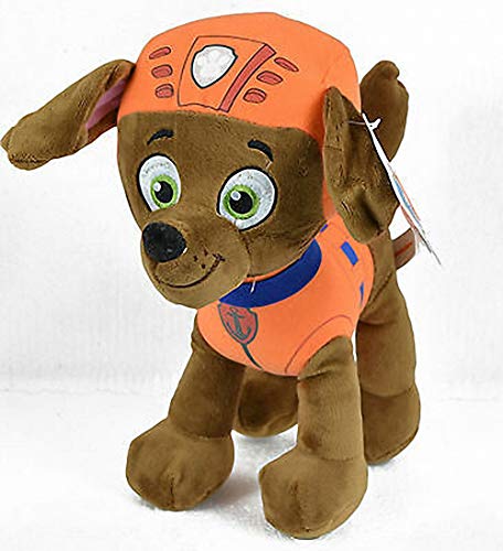 Play by Play Plüschfigur Zuma – Paw Patrol – Hund mit Labrador-Rasse und Rettungsschwimmer (20 cm stehend), Orange von Play by Play