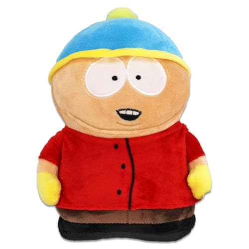 Play by Play South Park Plüschtier – 23 cm, Original Lizenzartikel, detailgetreu, hochwertig verarbeitet, Steht von allein (Cartman) von Play by Play