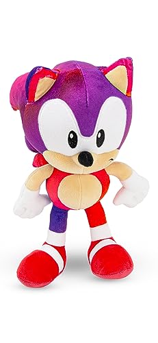 Sonic The Hedgehog Sonic Plüschfigur Original Lizenz 31,4"/ 80 cm und Sonic Rainbow Modelle 28-30cm (7 Edition zur Auswahl) (Rot/Lila) von Play by Play