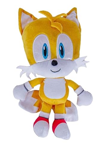 Sonic The Hedgehog Sonic Plüschfigur Original Lizenz 31,4"/ 80 cm und Sonic Rainbow Modelle 28-30cm (7 Edition zur Auswahl) (Tails Sonic 2D - 25cm(Neu)) von Play by Play