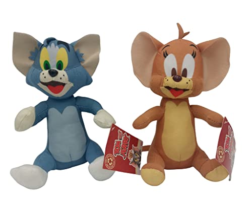Play by Play Tom und Jerry Plüschtier, Katze, Tom und Maus, 20 cm, 2 Stück von Play by Play