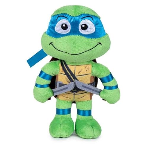 Turtles 30 cm Kuscheltier - Leonardo Donatello Raphael Michelangelo Plüschtier - Kuschelige Spielzeug Helden - Geschenk für Fans von mutigen Abenteuern - Plüschfigur für Kinder (Leonardo (Blau)) von Play by Play