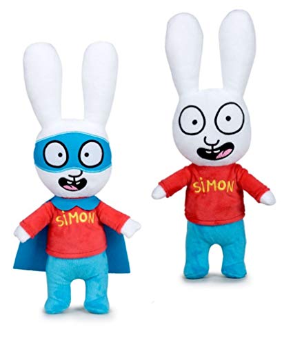 playbyplay 2 Plüschtiere, 38 cm, Normal-Kaninchen und Superhelden, Original, Weiß, 24 Stück playbyplay 2 Plüschtiere, 38 cm, Normal-Kaninchen und Superhelden, Original, Weiß, 24 Stück von Play by Play