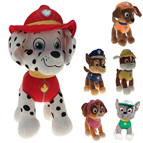 PAW Patrol 208600 - Plüsch 27 cm (Rojo) von Play by play