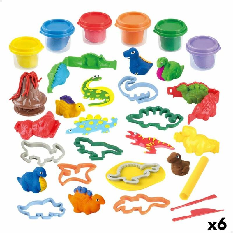 Knetspiel PlayGo Dinosaurier (6 Stück) von PlayGo