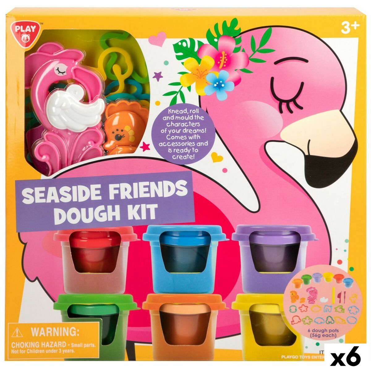 Knetspiel PlayGo Seaside Friends (6 Stück) von PlayGo