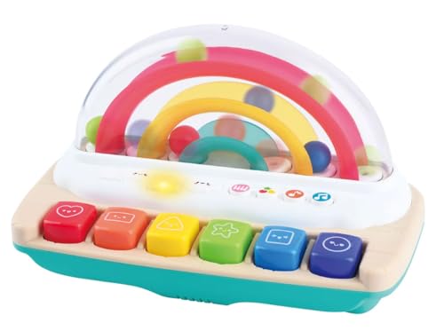 Playgo erstes Keybaord fröhliches Regenbogen Piano mit Kugelbahn von PlayGo