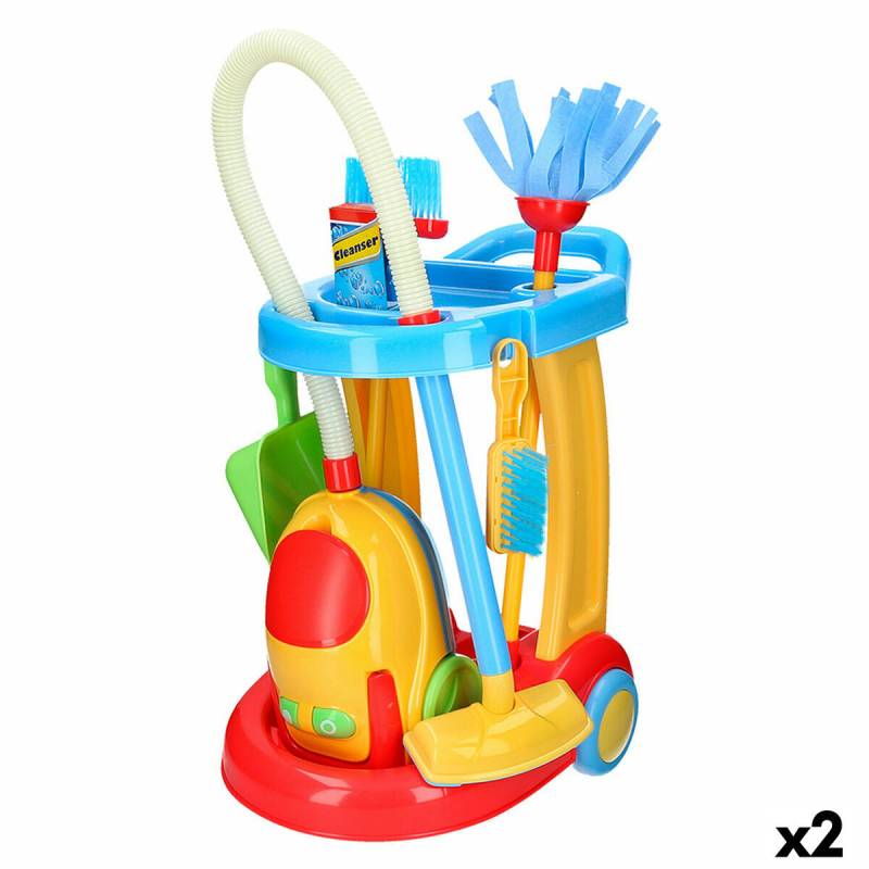 Reinigungswagen mit Zubehör PlayGo 30,5 x 67 x 37 cm (2 Stück) von PlayGo