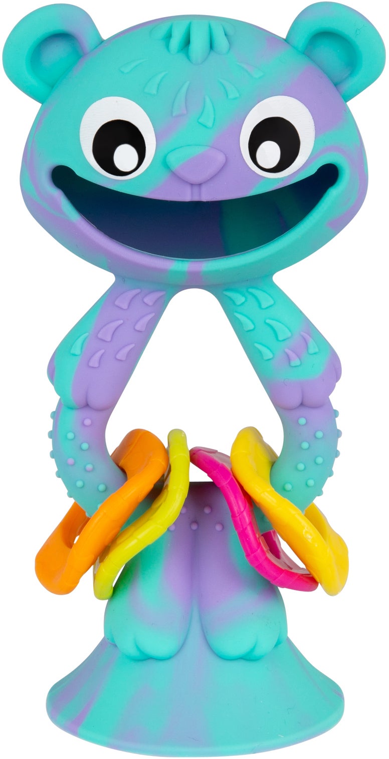 PlayGro Wobble-Buddy Rattle Bear Beißringe, Beißspielzeug von PlayGro