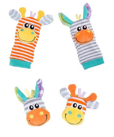 PlayGro Wrist Rattle &  Foot Finder Aktivitätsspielzeug, Babyspielzeug von PlayGro