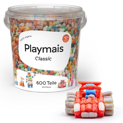 Playmais Classic 600 Eimer | 600 Teile | Bastelset | natürliches Spielzeug | inkl. Schwämmchen & Bastelmesser | vegan, verantwortungsvoll & sicher für Kinder & Umwelt | ab 3 Jahren Playmais Classic 600 Eimer | 600 Teile | Bastelset | natürliches Spielzeug | inkl. Schwämmchen & Bastelmesser | vegan, verantwortungsvoll & sicher für Kinder & Umwelt | ab 3 Jahren von Playmais