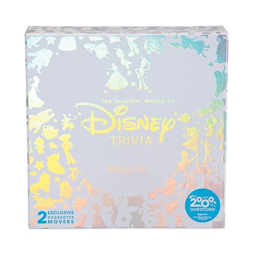 PlayMonster The Magical World of Disney Trivia Games - Brettspiele für Familiennacht, Familienspiele, Mehrspieler-Brettspiel, Familien-Brettspiel, Reisespiele, Disney-Spiel, ab 6 Jahren von PlayMonster