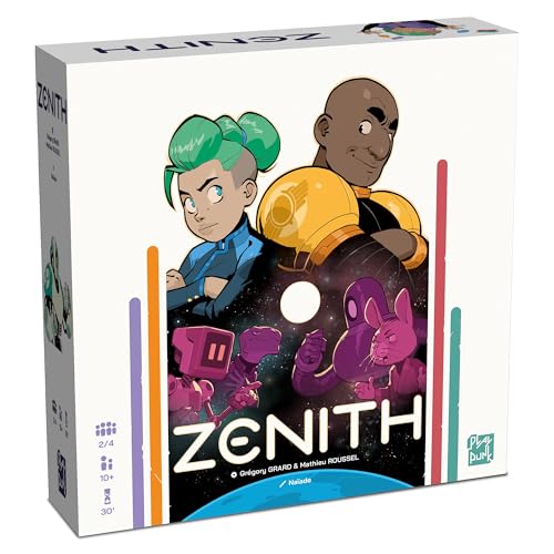 PlayPunk: Zenith Manuelles Management-Brettspiel, Wettkampf-Team-Kartenspiel, taktisches Sonnensystem, ab 10 Jahren, 2-4 Spieler, über 30 Minuten PlayPunk: Zenith Manuelles Management-Brettspiel, Wettkampf-Team-Kartenspiel, taktisches Sonnensystem, ab 10 Jahren, 2-4 Spieler, über 30 Minuten von PlayPunk