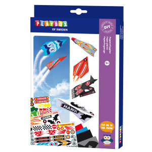 Playbox Bastelset Papierflugzeuge von Playbox