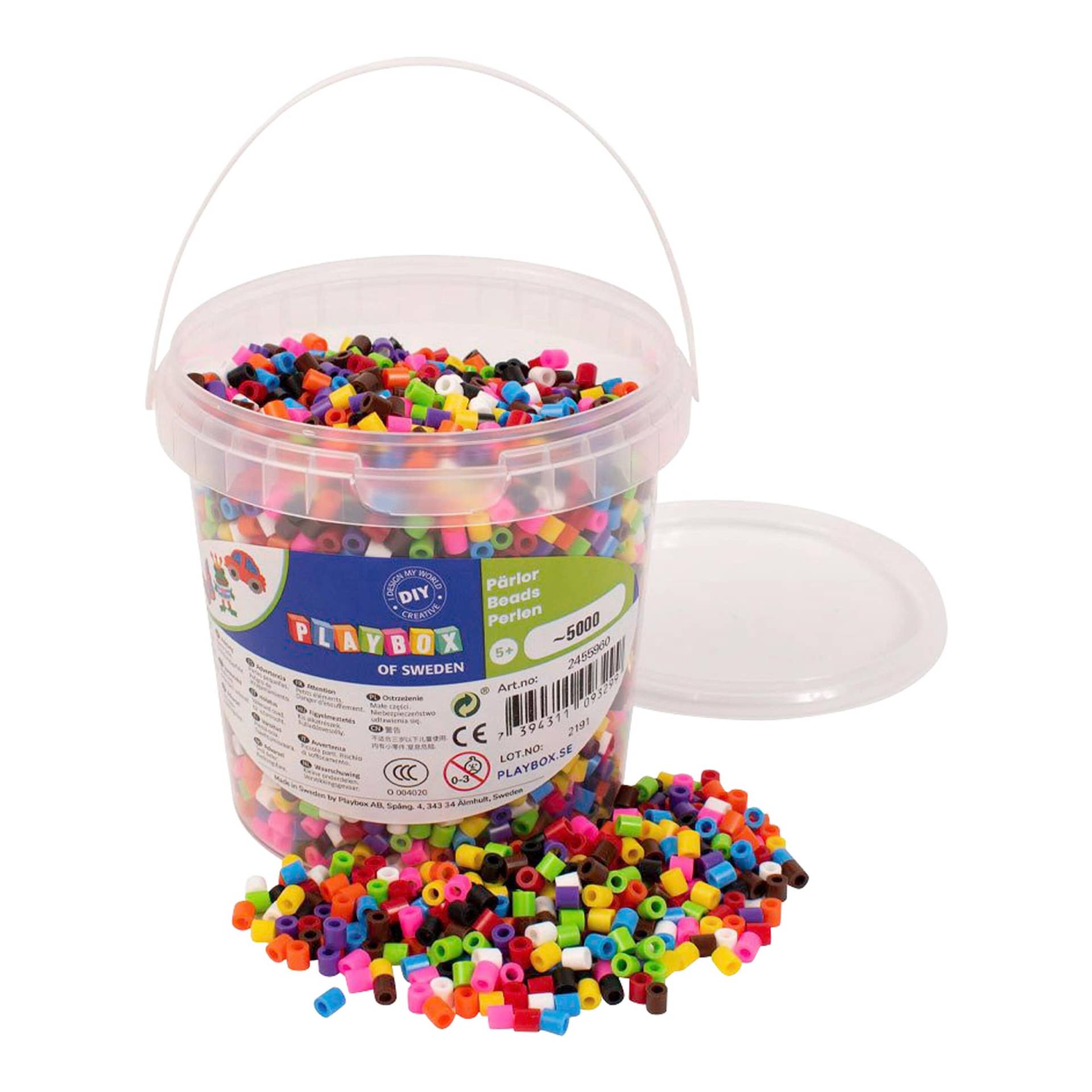 Playbox Bügelperlen im Eimer 5000 Stück Playbox Bügelperlen im Eimer 5000 Stück von Playbox