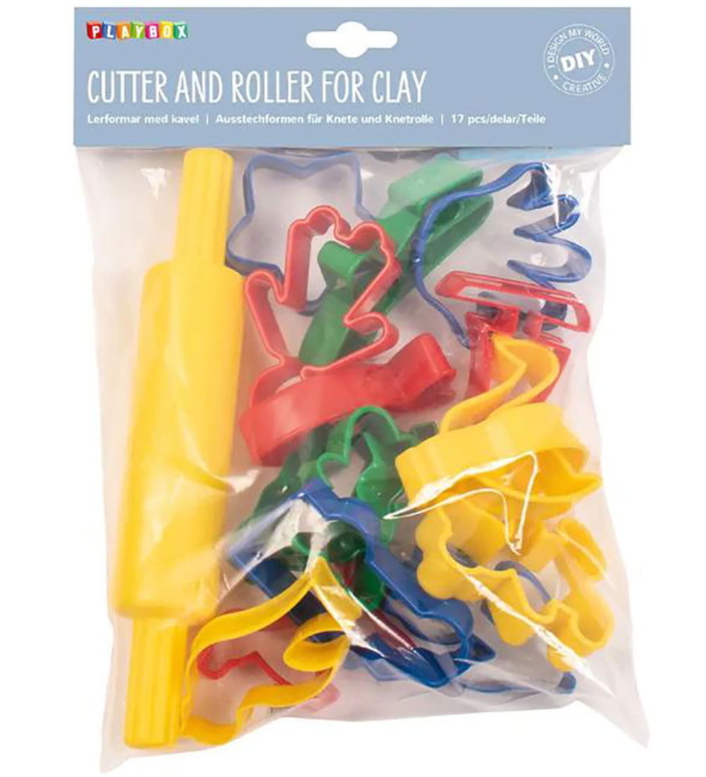 Playbox Extrudern bis Knete - 16 st. m. Nudelholz - Playbox - One Size - Zubehör Playbox Extrudern bis Knete - 16 st. m. Nudelholz - Playbox - One Size - Zubehör von Playbox