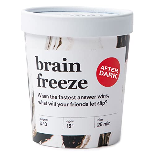 Player Ten Brain Freeze After Dark Party Game - The Hilarious Speak-Before-You-Think Card Game for Friends, Family, College Students, Fun Parties and Board Games Night with Your Group von Player Ten