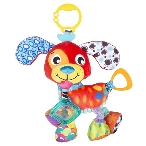 Playgro Activity Friend Penny Puppy – sensorisches Spielzeug für Babys ab 0 Monaten, mit Clip für Kinderwagen, Wiege oder Autositz Playgro Activity Friend Penny Puppy – sensorisches Spielzeug für Babys ab 0 Monaten, mit Clip für Kinderwagen, Wiege oder Autositz von Playgro