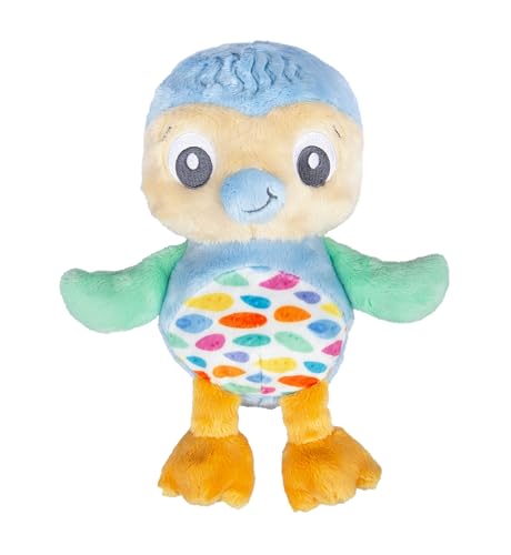 Playgro Plüsch Kuscheltier Stofftier ECO Schildkröte extra Soft - Hergestellt aus recycelten Wasserflaschen - Motiv Pinguin von Playgro