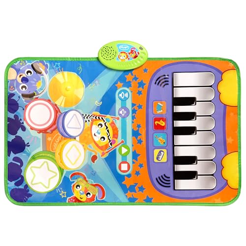 Playgro Rhythm and Jam Melody Mat, Musikteppich Rhythm and Jam – Interaktiver Teppich mit Klavier-, Schlagzeug-, Violinen-, Trompeten- und Akkordeon-Sounds Playgro Rhythm and Jam Melody Mat, Musikteppich Rhythm and Jam – Interaktiver Teppich mit Klavier-, Schlagzeug-, Violinen-, Trompeten- und Akkordeon-Sounds von Playgro