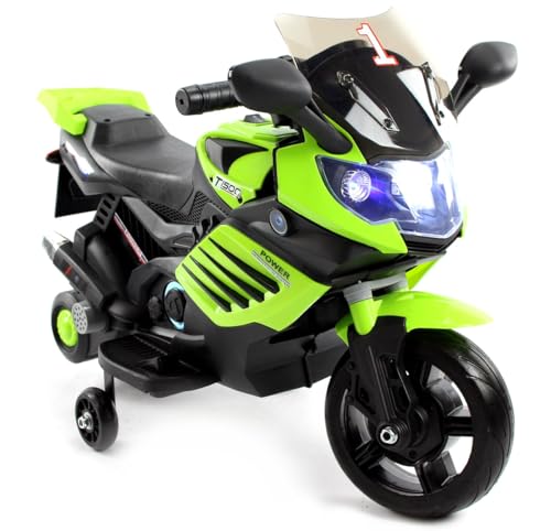 Motorrad RR S1000, Kinderauto Kinderfahrzeug Elektromotorrad (Grün) von Playhouse