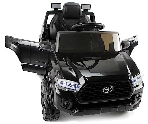 Toyota Tacoma Off-Road, FM-Radio Kinderauto Kinderfahrzeug Kinder Elektroauto (1. Schwarz) von Playhouse