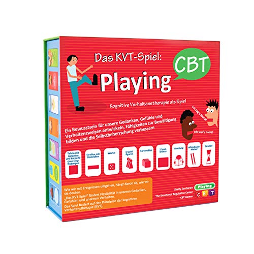 Playing CBT Das KVT-Spiel - EIN Therapiespiel zur Entwicklung des Bewusstseins für Gedanken, Gefühle und Verhaltensweisen zur Verbesserung von sozialen Fähigkeiten - German Version von Playing CBT