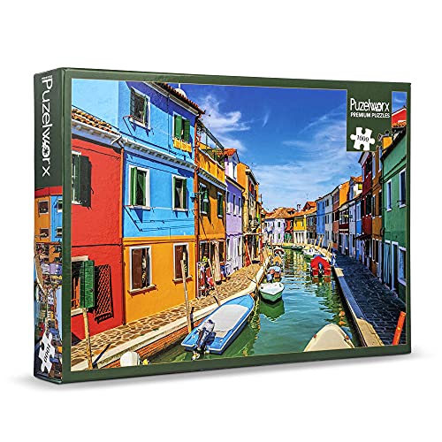 Puzelworx Puzzle mit 1000 Teilen, pädagogisches Puzzle, Familienspiel, Geschenk für Erwachsene und Kinder von Playkidz