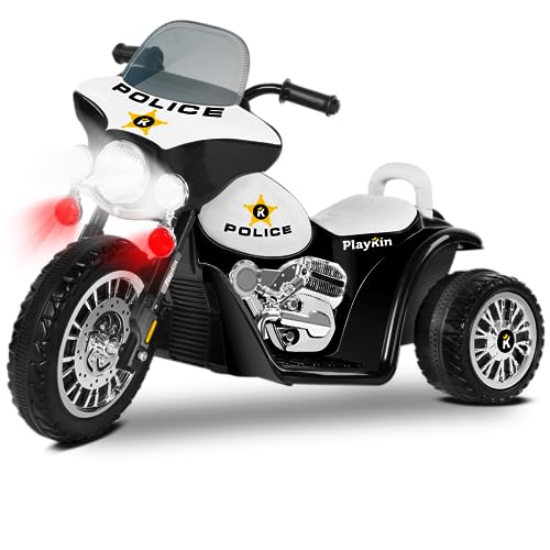 Playkin – Kinder-Motorrad Batterie (Polizei) von Playkin
