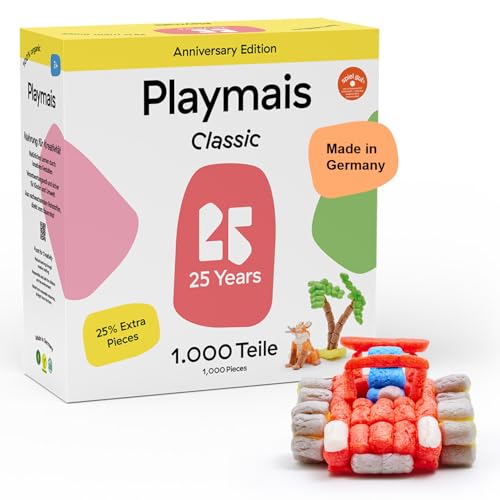 Playmais Anniversary Box 2025 | 1000 Teile | Bastelset | natürliches Spielzeug | inkl. Schwämmchen, Bastelmesser | vegan, verantwortungsvoll & sicher für Kinder & Umwelt | ab 3 Jahren Playmais Anniversary Box 2025 | 1000 Teile | Bastelset | natürliches Spielzeug | inkl. Schwämmchen, Bastelmesser | vegan, verantwortungsvoll & sicher für Kinder & Umwelt | ab 3 Jahren von Playmais