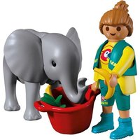 PLAYMOBIL 72092 Zoo: Elefantenbaby und Pflegerin PLAYMOBIL 72092 Zoo: Elefantenbaby und Pflegerin von geobra Brandstätter Stiftung & Co.K