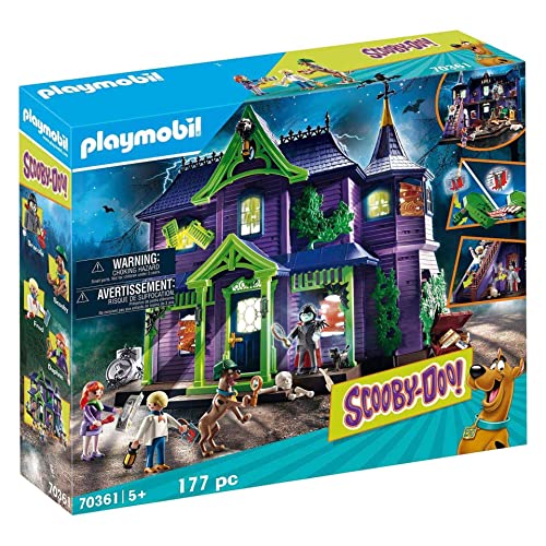 PLAYMOBIL SCOOBY-DOO! 70361 Abenteuer im Geisterhaus, Mit Licht- und Soundeffekten, Ab 5 Jahren von PLAYMOBIL