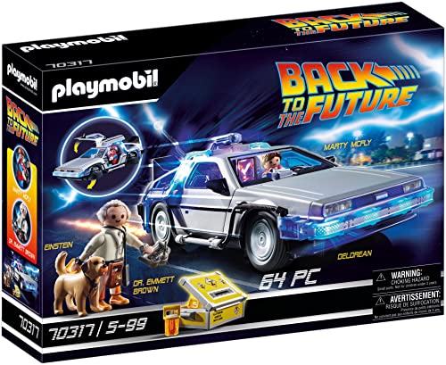 PLAYMOBIL Back to The Future 70317 Delorean mit Lichteffekten, Ab 6 Jahren von PLAYMOBIL