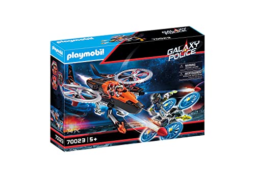 PLAYMOBIL Galaxy Police 70023 Pirates-Heli, ab 5 Jahren von PLAYMOBIL