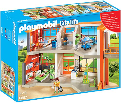 PLAYMOBIL 6657 Kinderklinik mit Einrichtung von PLAYMOBIL