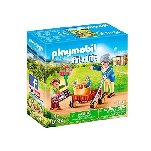 PLAYMOBIL City Life 70194 Oma mit Rollator, Ab 4 Jahren von PLAYMOBIL