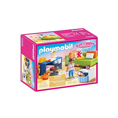 PLAYMOBIL Dollhouse 70209 Jugendzimmer mit Mädchenfigur und Zubehör, Ab 4 Jahren von PLAYMOBIL