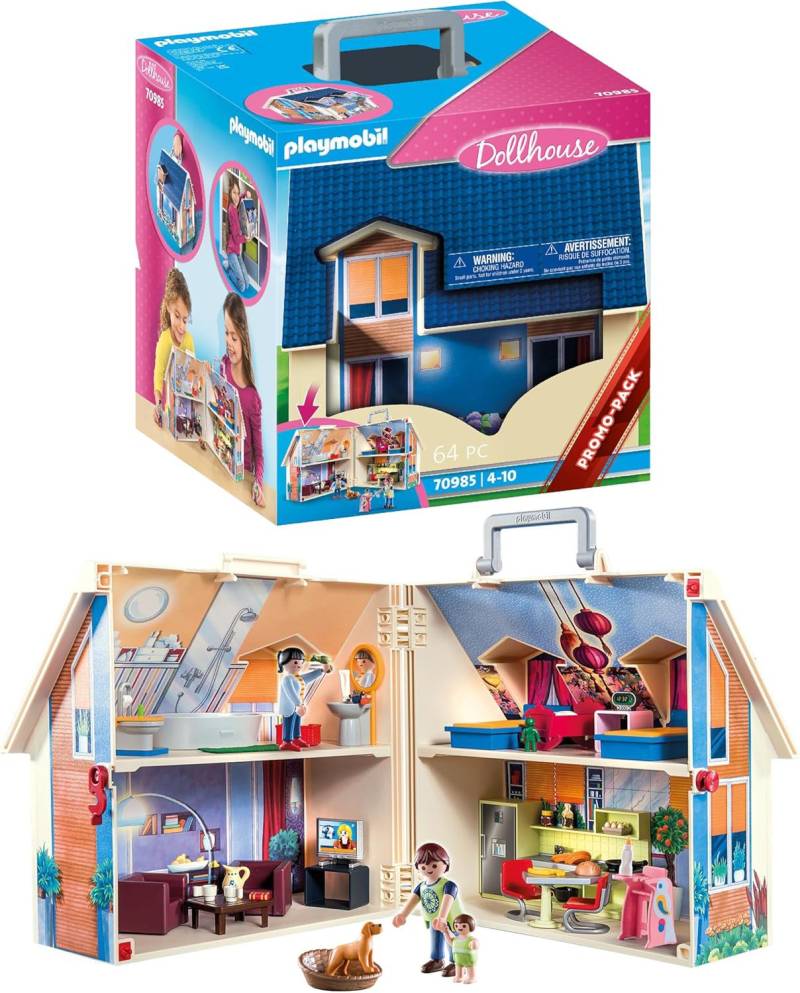 Playmobil 70985 City Life Mitnehm-Puppenhaus 64 Teile von Playmobil