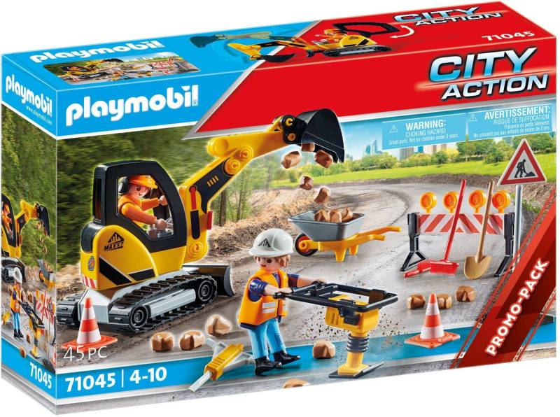 Playmobil 71045 City Action Straßenbau Spielset von Playmobil