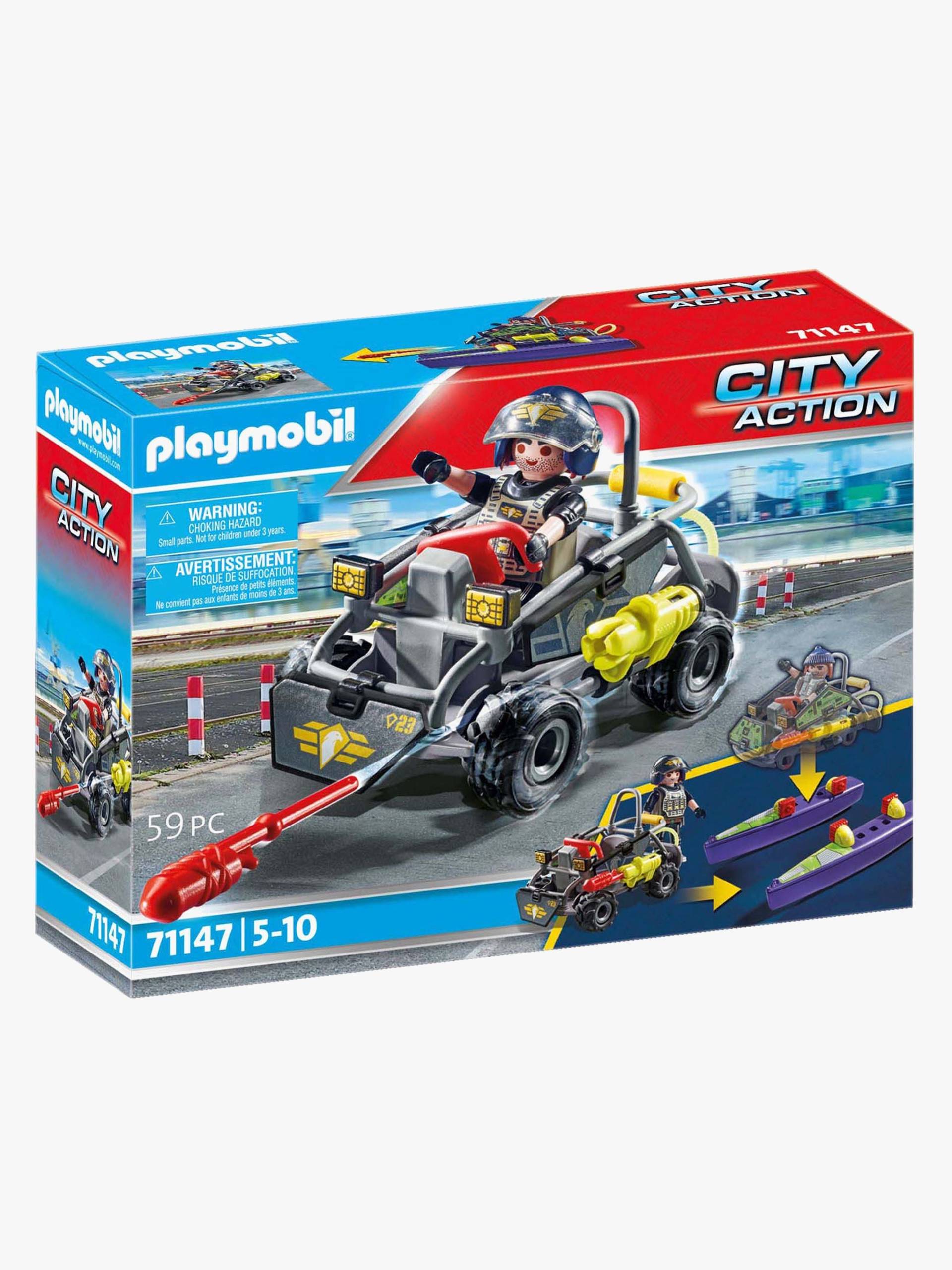 Playmobil 71147 City Action Bauset SEK Vielseitiges Multi Terrain Quad Playmobil 71147 City Action Bauset SEK Vielseitiges Multi Terrain Quad von Playmobil