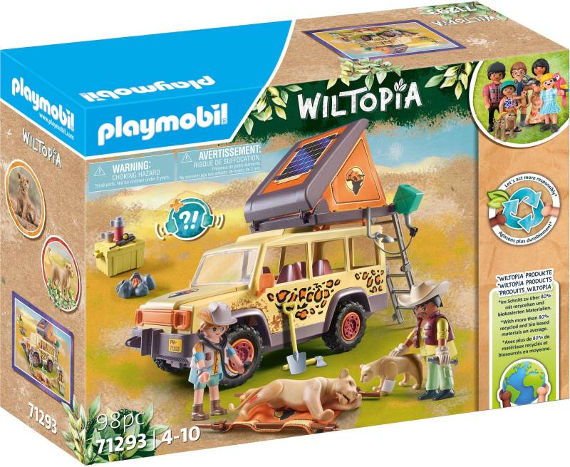 Playmobil 71293 Wiltopia Baukasten Mit dem Geländewagen bei den Löwen von Playmobil