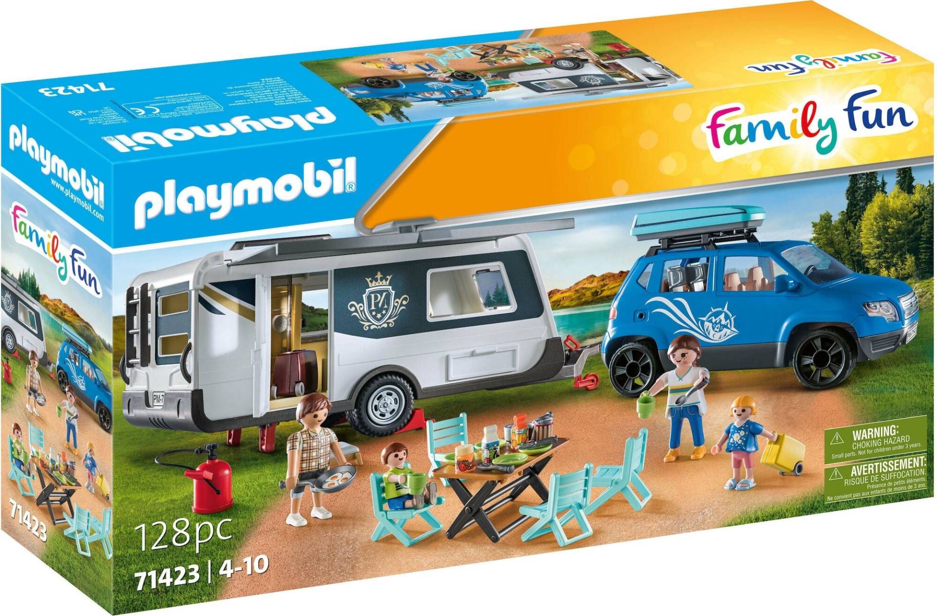 Playmobil 71423 Family Fun Wohnwagen mit Auto von Playmobil