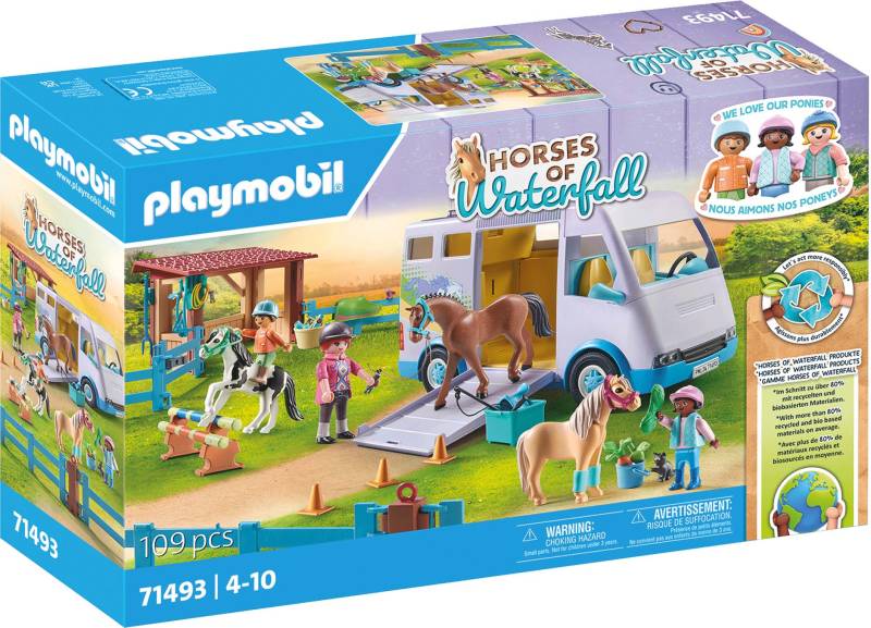 Playmobil 71493 Horses of Waterfall Bausatz Mobile Reitschule von Playmobil