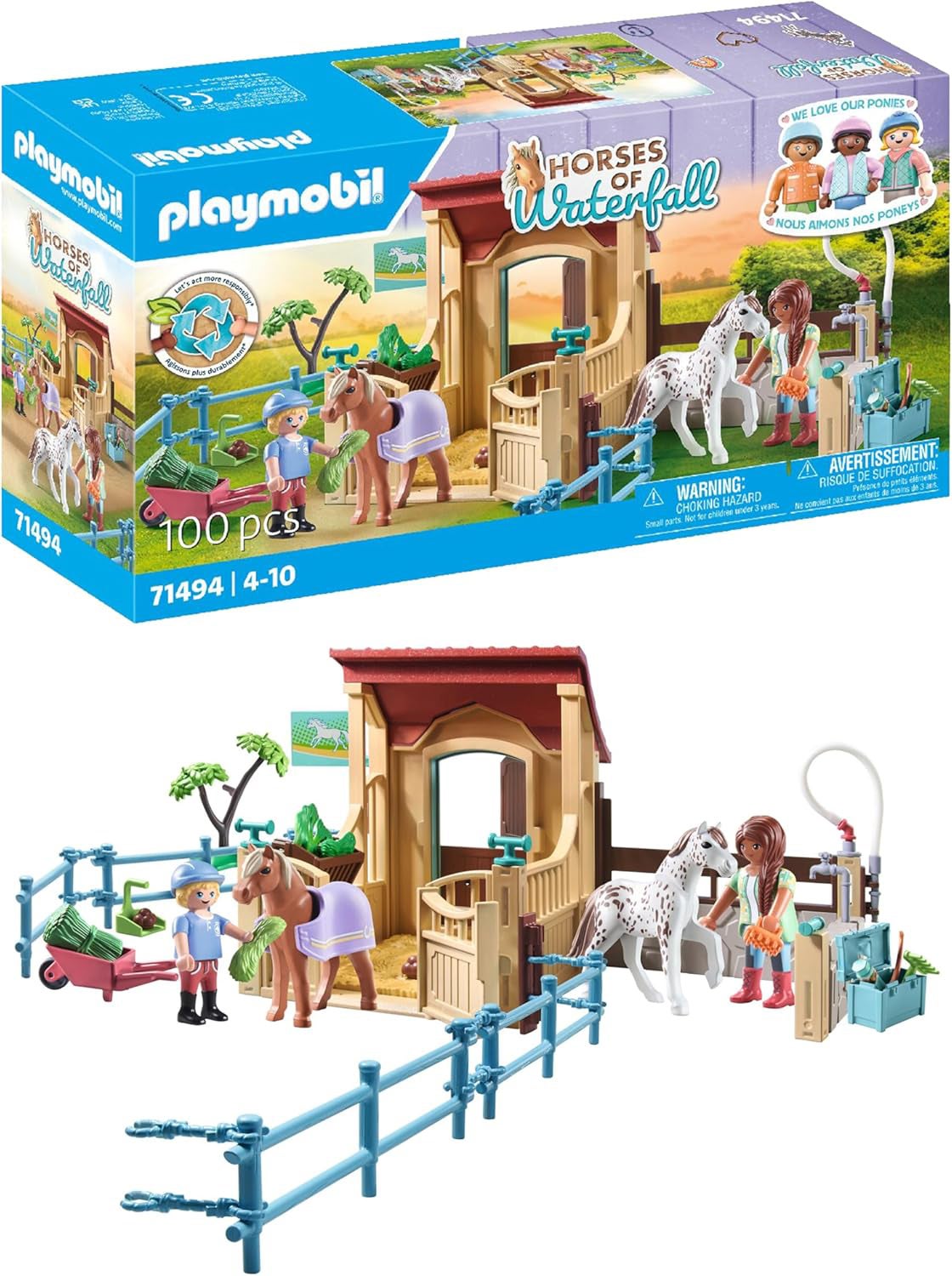 Playmobil 71494 Horses of Waterfall Bausatz Reitstall von Playmobil