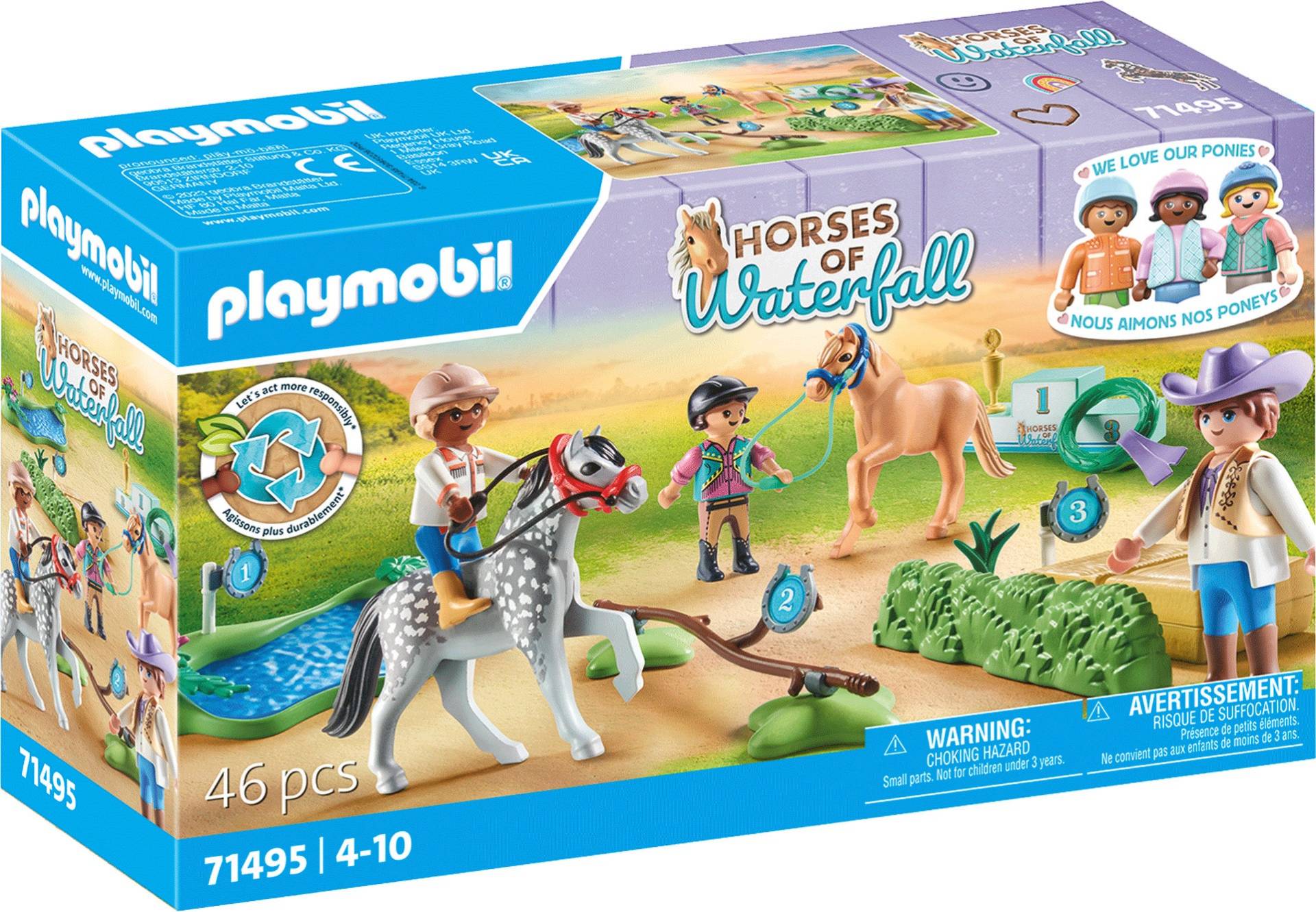 Playmobil 71495 Horses of Waterfall Bausatz Ponyturnier von Playmobil